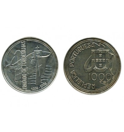 1000 Escudos Portugal Argent