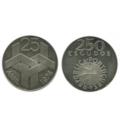 250 Escudos Portugal Argent