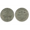Pièce en argent 650‰ qui commémore les 125 ans de la banque du portugal.