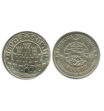 500 Escudos Portugal Argent