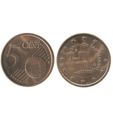 5 Centimes Euro Saint Marin