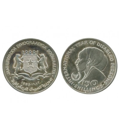 150 Shillings Somalie Argent
