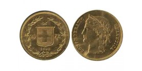 20 Francs Helvetia Suisse