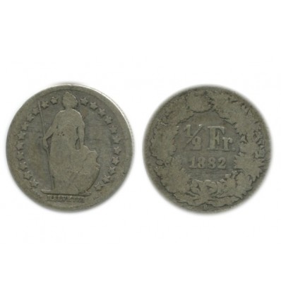 1/2 Franc Suisse Argent - Confederation