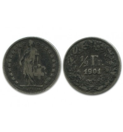 1/2 Franc Suisse Argent - Confederation