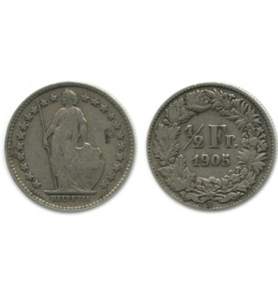 1/2 Franc Suisse Argent - Confederation