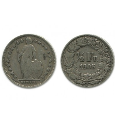 1/2 Franc Suisse Argent - Confederation