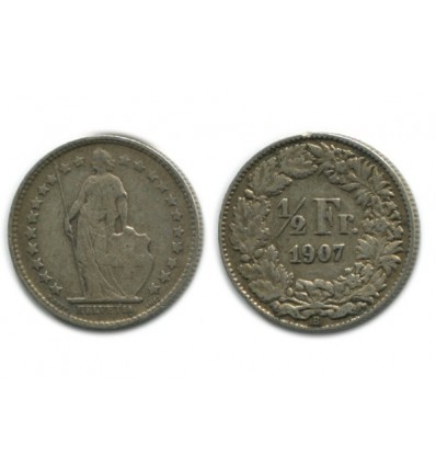 1/2 Franc Suisse Argent - Confederation