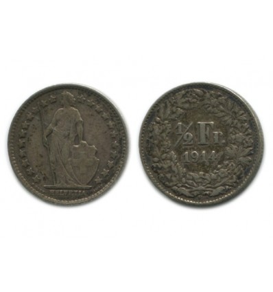 1/2 Franc Suisse Argent - Confederation