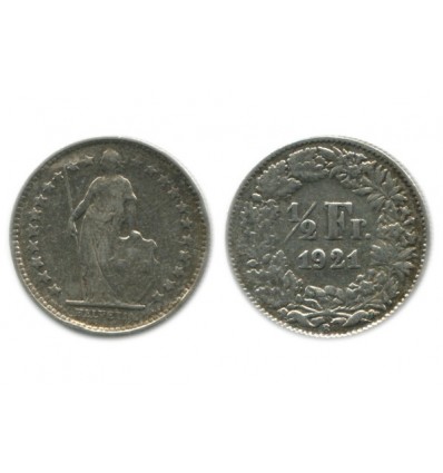 1/2 Franc Suisse Argent - Confederation