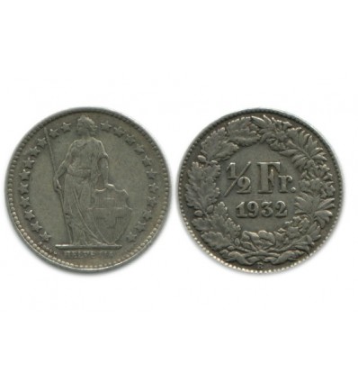 1/2 Franc Suisse Argent - Confederation