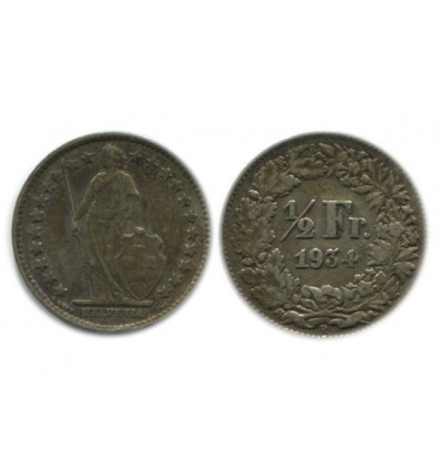 1/2 Franc Suisse Argent - Confederation