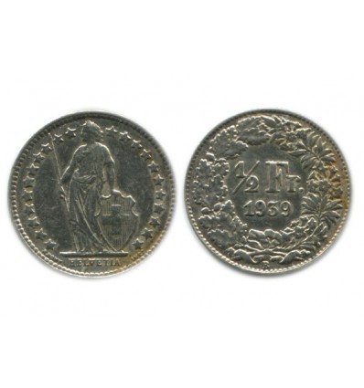 1/2 Franc Suisse Argent - Confederation