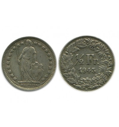 1/2 Franc Suisse Argent - Confederation