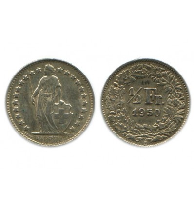 1/2 Franc Suisse Argent - Confederation