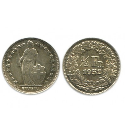 1/2 Franc Suisse Argent - Confederation