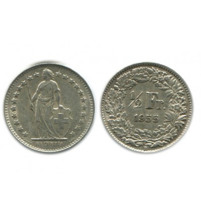 1/2 Franc Suisse Argent - Confederation