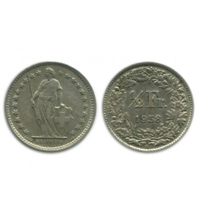 1/2 Franc Suisse Argent - Confederation