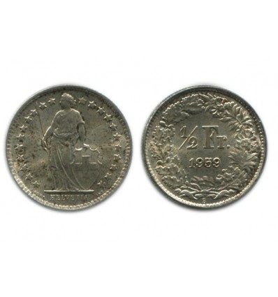 1/2 Franc Suisse Argent - Confederation