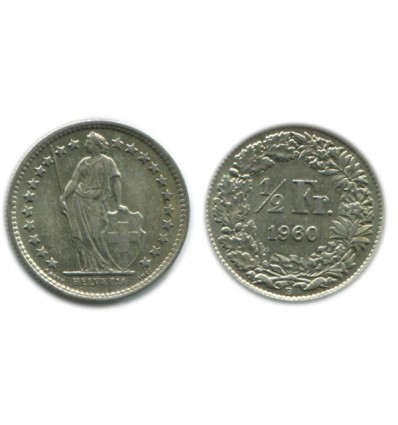 1/2 Franc Suisse Argent - Confederation