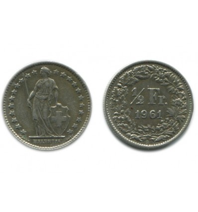 1/2 Franc Suisse Argent - Confederation