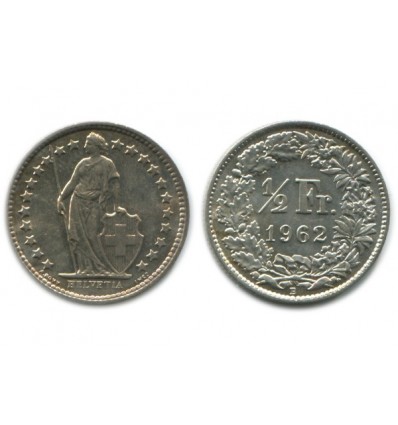 1/2 Franc Suisse Argent - Confederation