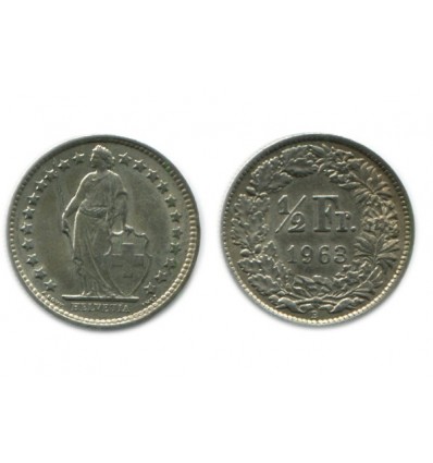 1/2 Franc Suisse Argent - Confederation