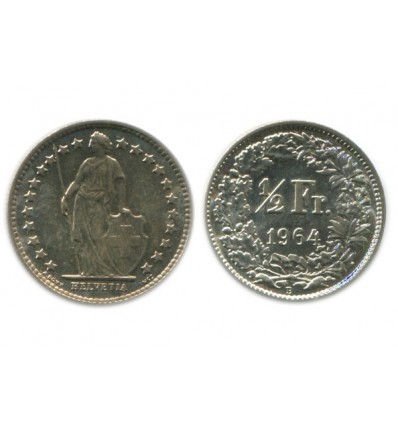 1/2 Franc Suisse Argent - Confederation