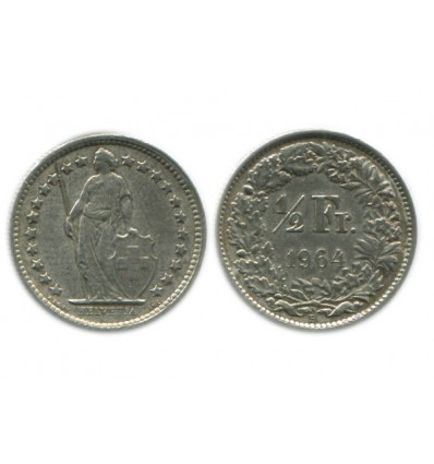 1/2 Franc Suisse Argent - Confederation