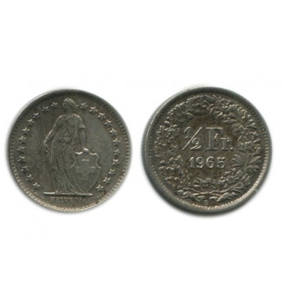 1/2 Franc Suisse Argent - Confederation