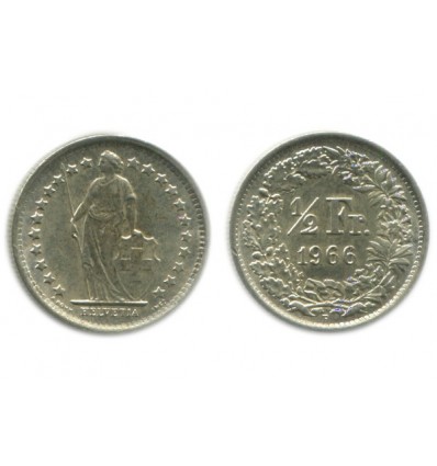 1/2 Franc Suisse Argent - Confederation