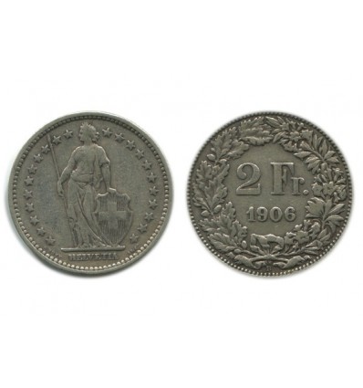 2 Francs Suisse Argent - Confederation
