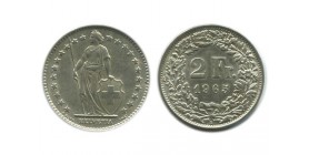 2 Francs Suisse Argent - Confederation