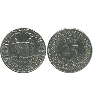 25 Cents Surinam