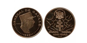 10000 Francs General de Gaulle Tchad