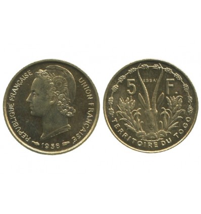5 Francs Togo - Union française
