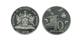 10 Dollars Trinité et Tobago Argent